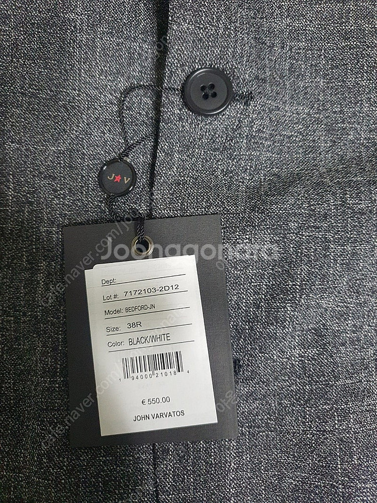 (새상품) 존 바바토스 John Varvatos 수트자...--4