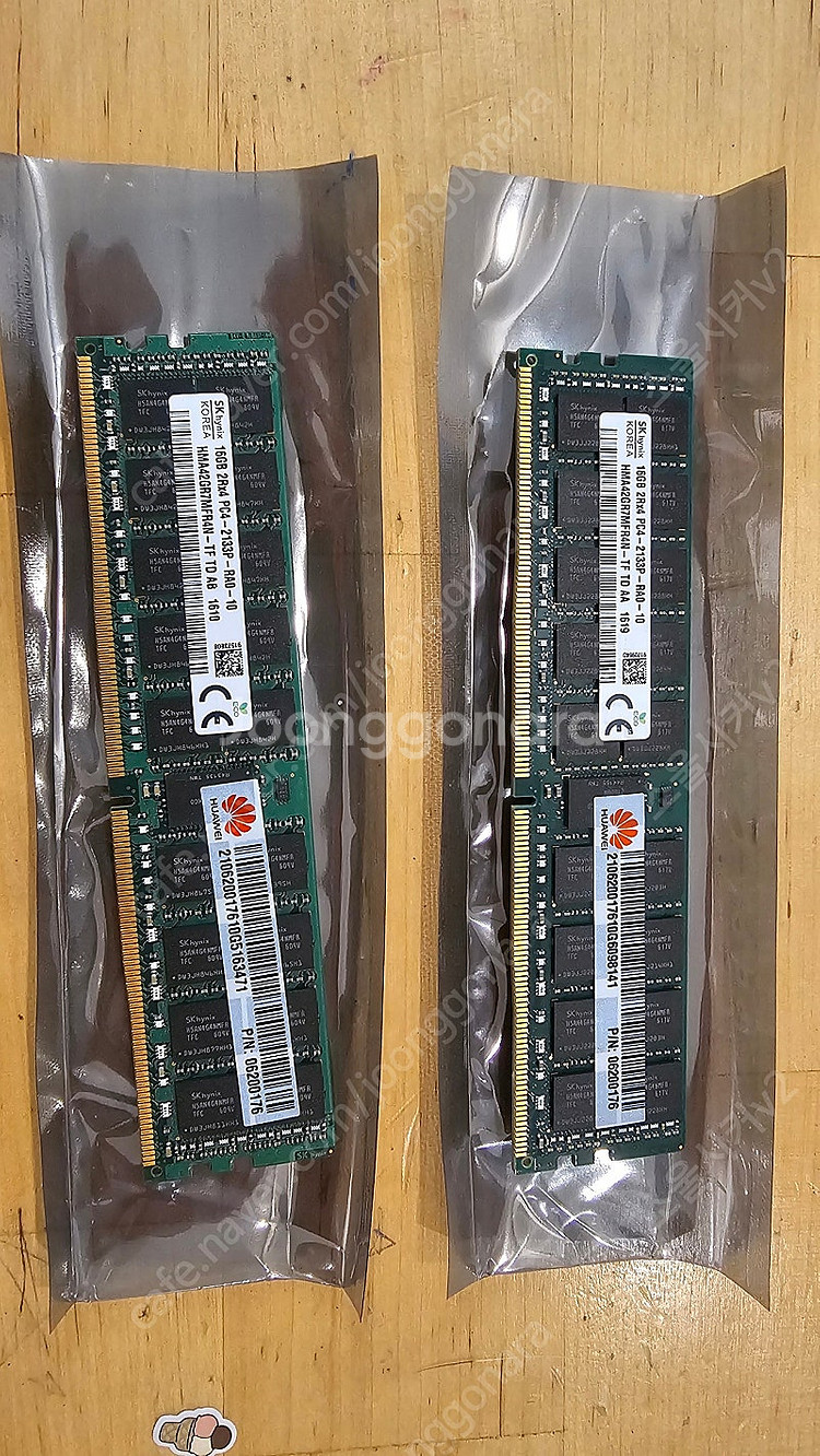 DDR4 서버용 ecc 메모리 16gb x2 총 32g...--0