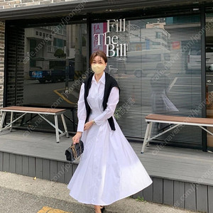 위드홍 뚜뜨 카라 원피스(S) 포장 그대로 택달린 새상품!!