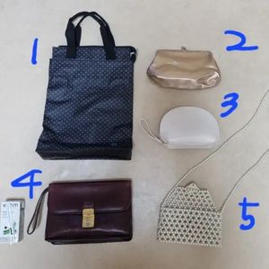 (가방 5개 합~) BALLY , 토트백 , 파우치백 등 : 합 5천