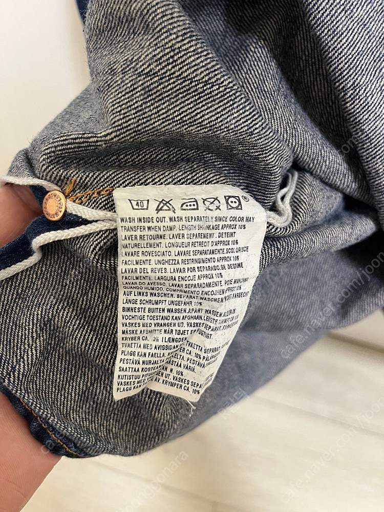 리바이스빈티지클로딩 lvc1874 클로즈 프론트 점퍼 M사이즈 더블알엘,RRL,폴로,풀카운트,웨어하우스,셀비지 이미지