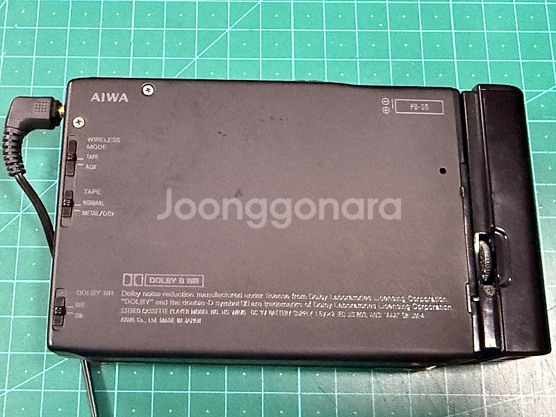 AIWA 아이와 휴대용 커세트 플레이어 워크맨 HS-W...--3