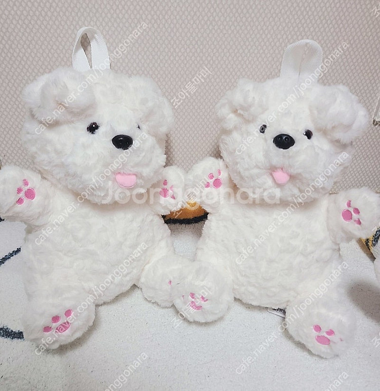 화이트테리어 인형 라지사이즈 고퀄리티 가방 어린이 여친선물 강아지 인형 댕댕이 백팩--4