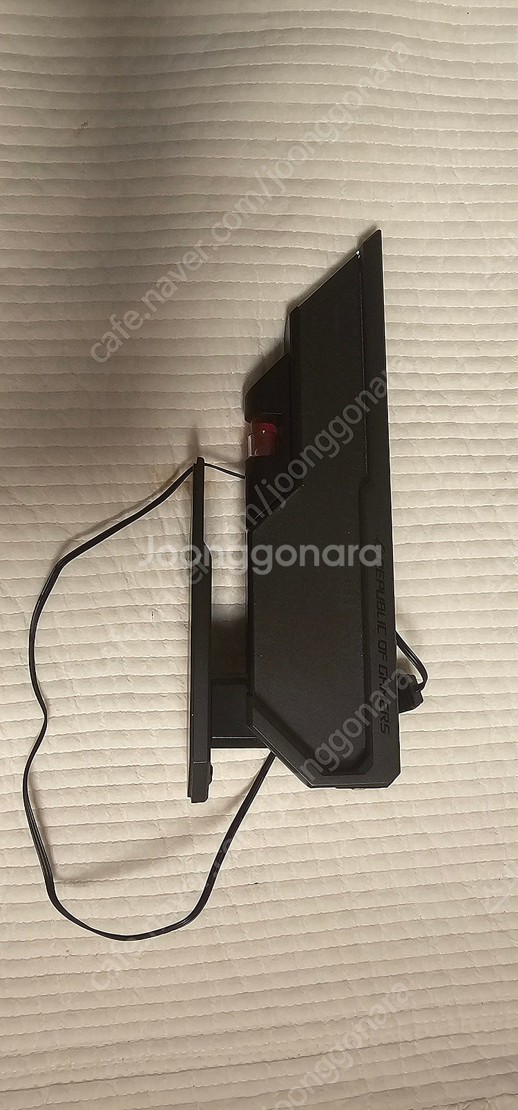 ASUS ROG Herculx Graphics Card Holder 블랙 (아수스 VGA 지지대) 판매 합니다.--0