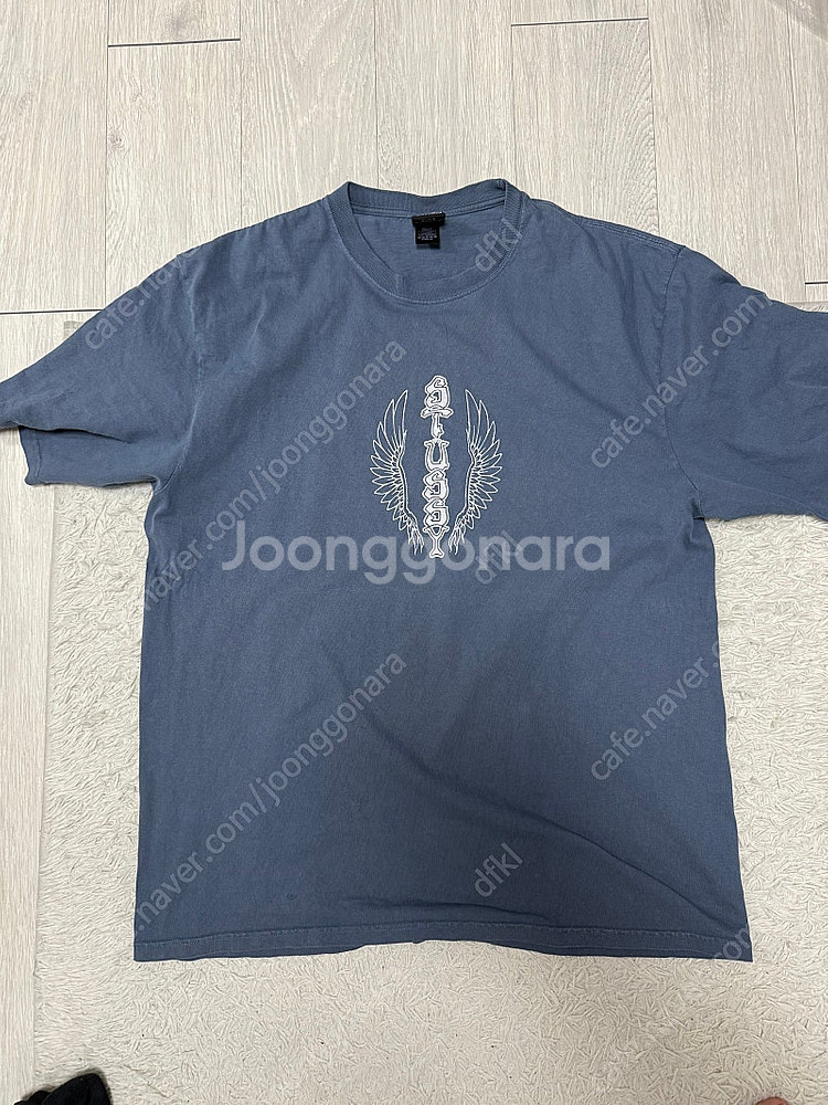 (XL)스투시 윙로고 반팔티--0