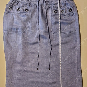 VOV 보브 연청색, 하늘색 치마 (고무줄 밴딩,55 사이즈)