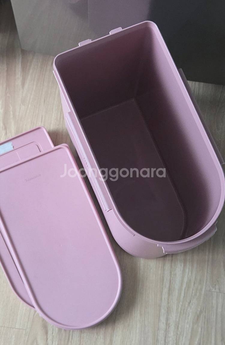 타파웨어 멀티키퍼 로즈 쌀통 20kg 쌀이나 잡곡 보관...--3