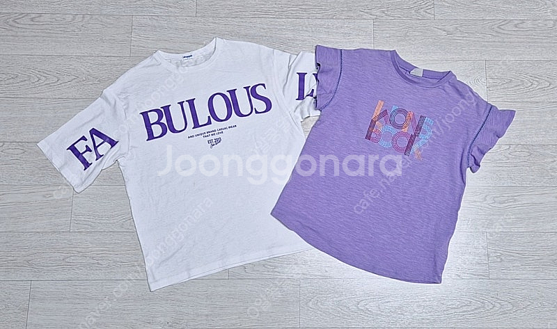 여아 반팔티 7장 (사이즈 150~155/11-12)--2