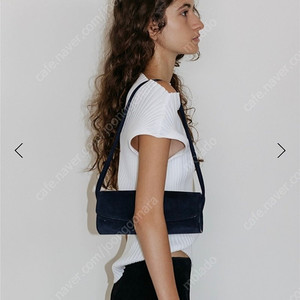 le17septembre 투 숄더 스웨이드 백 가방 TWO SHOULDER SUEDE BAG [NAVY, BLACK] 르917 le917
