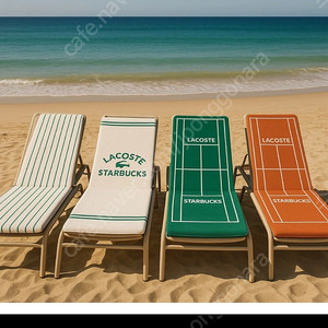 (새상품) 스타벅스 라코스테 타월 4가지 판매해요.