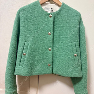 [한섬팸셀] 래트 알파크 블렌드 숏 재킷 55 (새상품)