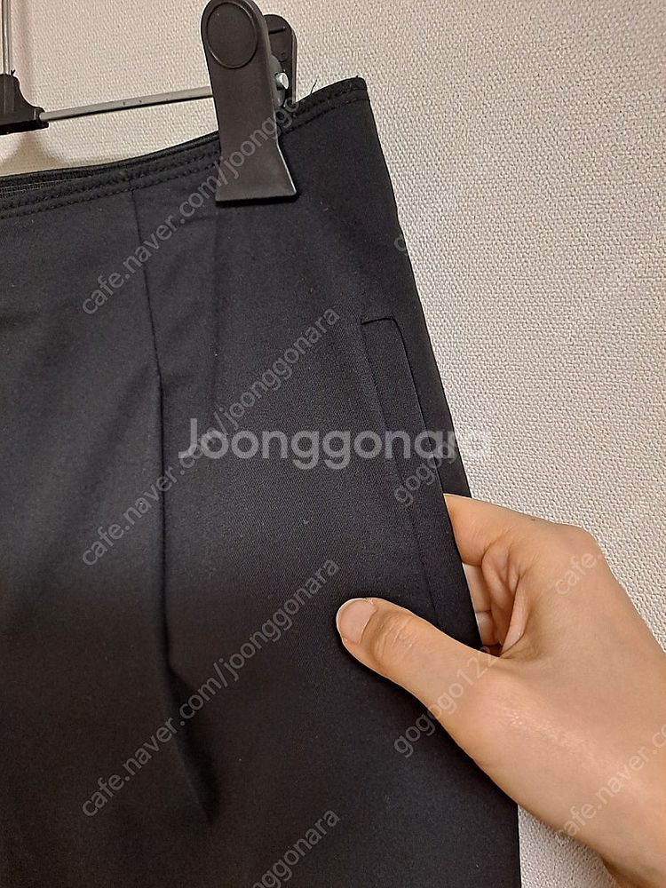 타임 백밴딩 원턱 팬츠 55 (새상품)--5