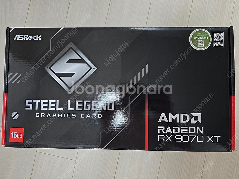 애즈락 Asrock 라데온 RX 9070 XT 스틸레전...--0