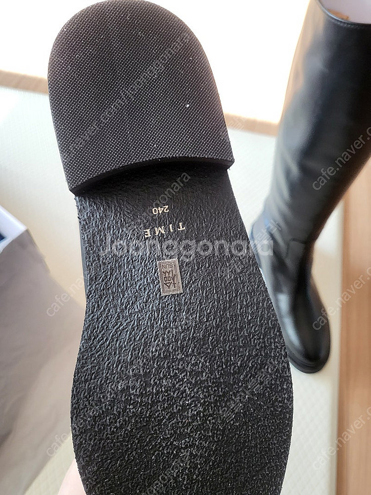 타임 레더 롱부츠(택비포함)(새상품)--9