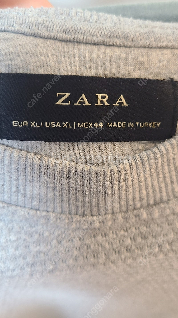 ZARA 남성 회색 티셔츠 XL--2