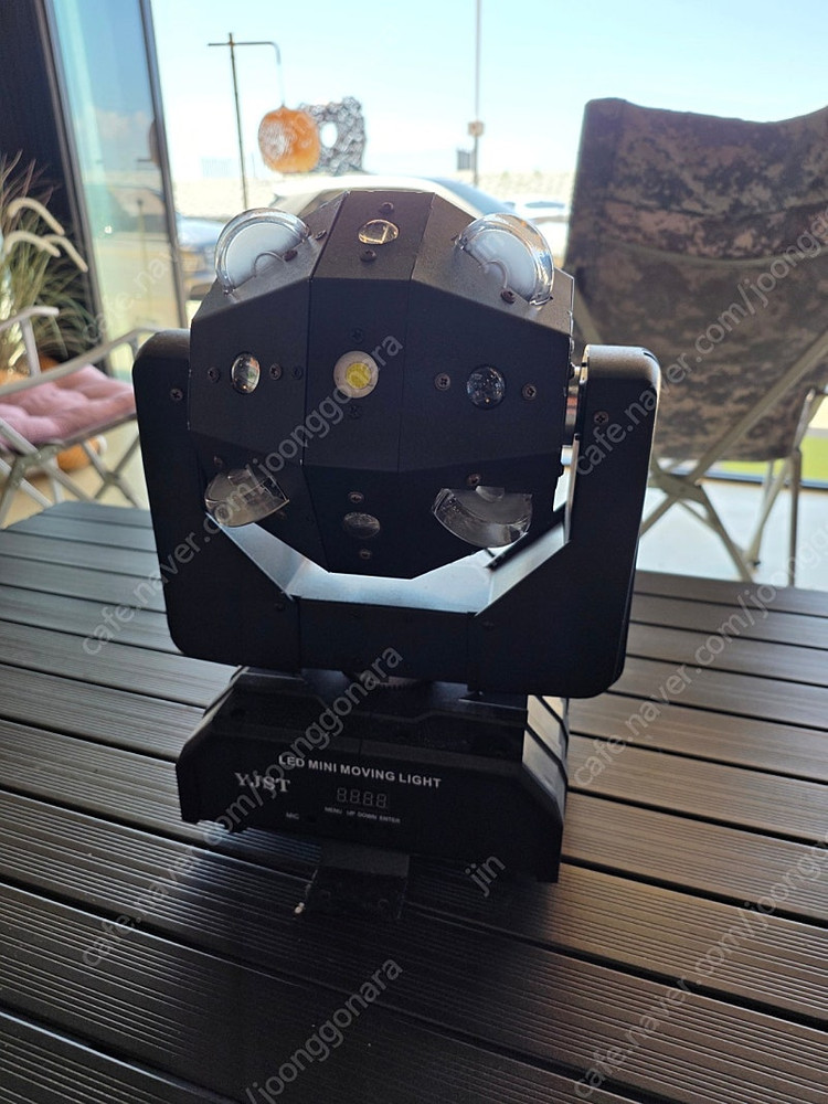 YJST LED 미니 무빙 라이트 싸이키 미러볼 판매합니다--1