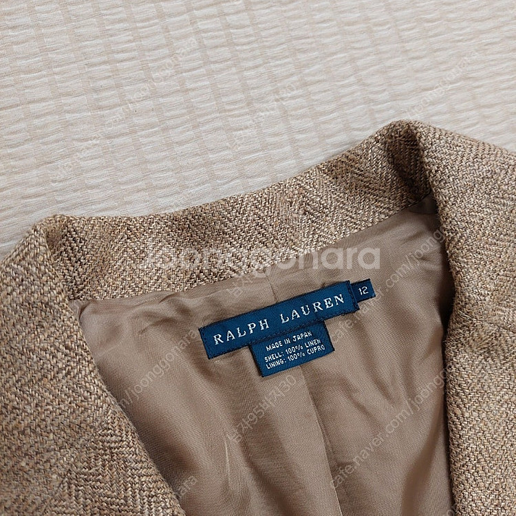 남자95 폴로랄프로렌 헤링본 린넨자켓--1