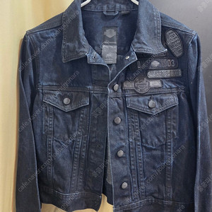 할리데이비슨 빈티지 패치 데님 라이더자켓