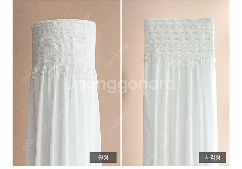 엘지 스탠드 에어컨 커버 롱 레이스 원형 와이드형 커버--3
