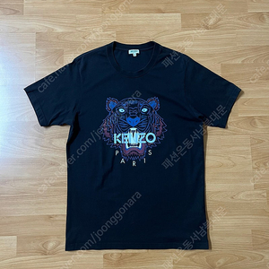 겐조 남자 반팔티 M 95 kenzo 남성 블랙 타이거 숏슬리브 셔츠