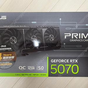 ASUS PRIME 아수스 프라임 RTX 5070 OC D7 12GB
