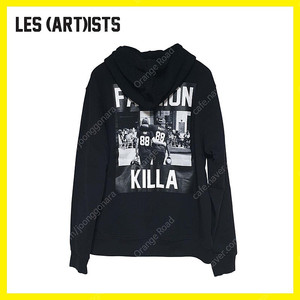 비이커 레스아티스트 LES ARTISTS 집업 후드 자켓 점퍼 블랙 L