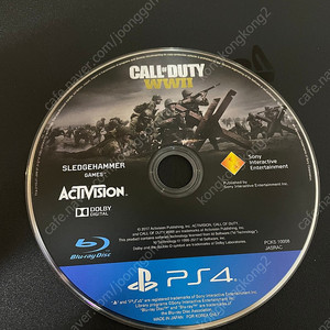 콜 오브 듀티 월드워2 call of duty WWII PS4