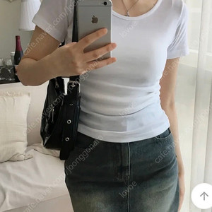 새상품)슬림핏 라운드넥 기본 무지티 반팔티셔츠 이너 에이블리 지그재그 쓰리타임즈 미스치프 보헤미안서울 마뗑킴 마리떼
