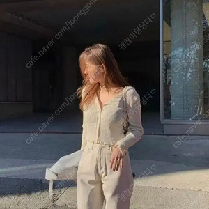 타낫 오픈 카라 가디건