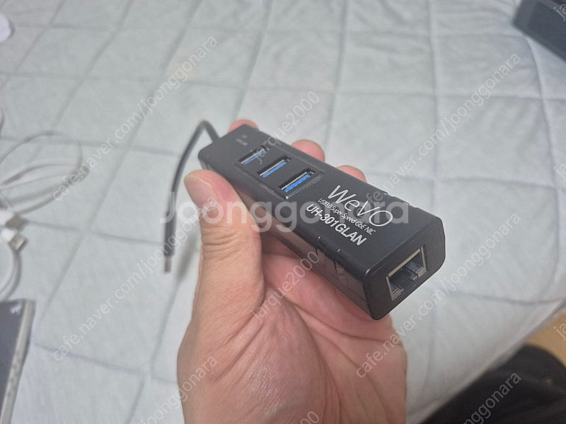 USB 3.0 랜카드 멀티허브 판매 (1만원)--1