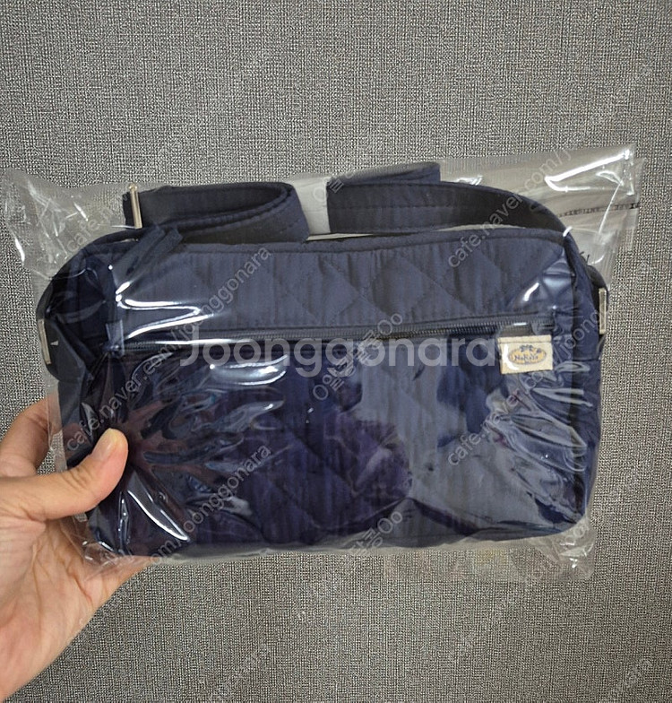 나라야 퍼플 크로스가방--0