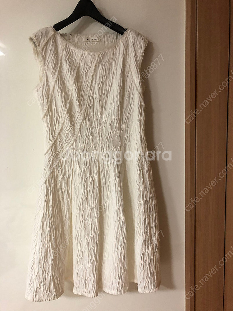 미샤 플레어 A라인 햅번 원피스 셀프웨딩 보트넥 자카드...--4