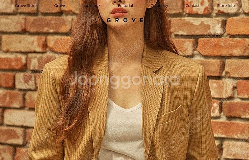 그로브 차정원자켓(최상급)--1