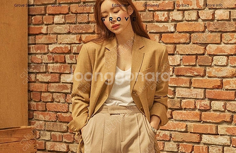 그로브 차정원자켓(최상급)--2