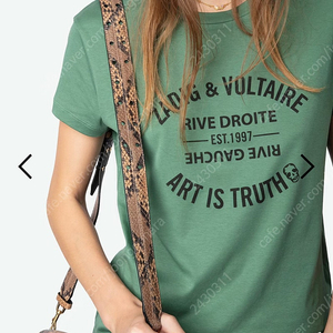 ZADIG&VOLTAIRE Walk T-shirt 쟈딕앤볼테르 Walk 티셔츠 새제품 판매