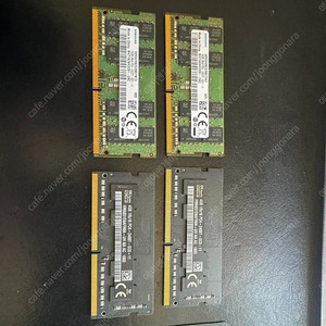 노트북용 ddr4 2400t 16기가 2개, 4기가 2개 팝니다.