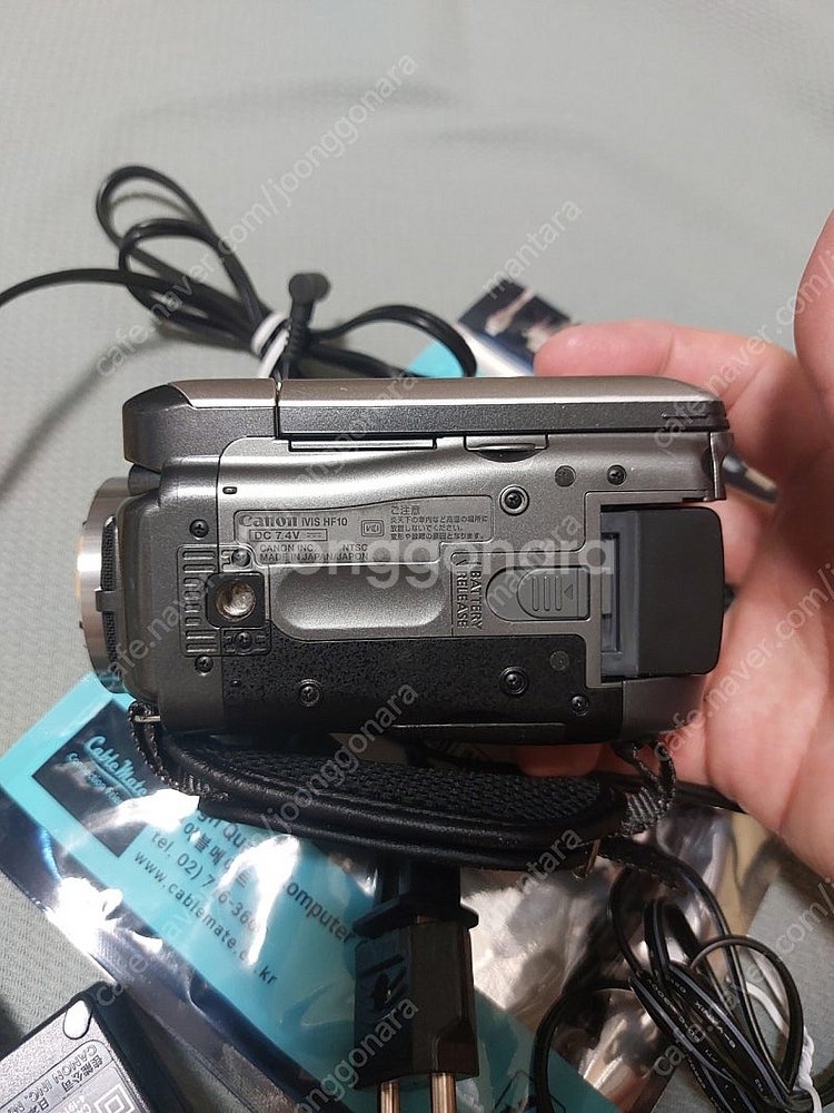 캐논 canon ivis hf10 캠코더--8