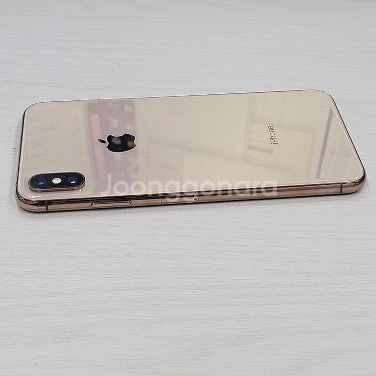 아이폰XS MAX 골드색상 64용량 무잔상 깨끗한단말기 S급 28만 판매해요--6
