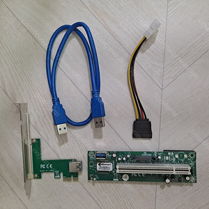 pci-e to pci 어댑터 (구형 pci 카드를 최
