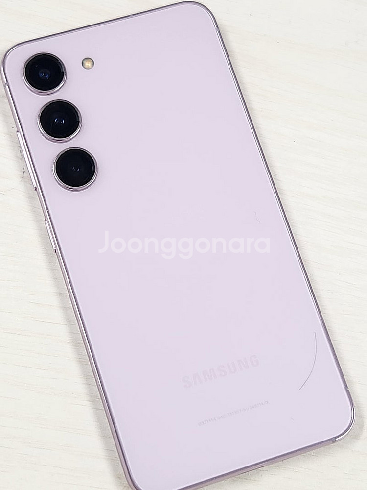 갤럭시S23플러스 라벤더색상 256용량 미파손 무잔상 새제품 컨디션 S급 선물용 39만 판매합니다--2