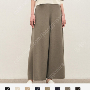 24 더캐시미어 니트 팬츠 토프