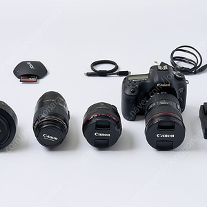 캐논 EOS 5d Mark III (마크 3) + EF 24-70II f/2.8, EF 50mm f/1.2, EF 100mm, 11-18