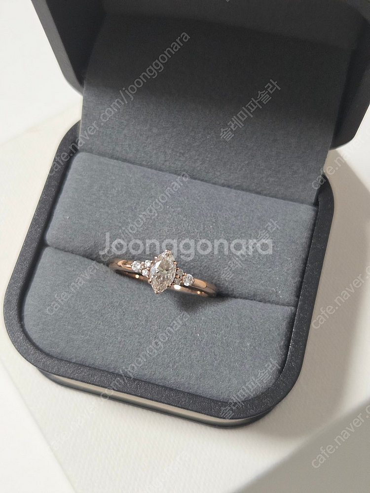 랩다이아몬드 14k 반지--2