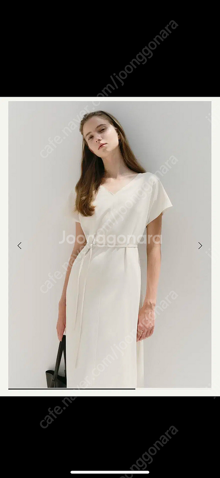 sie 시에 25ss 데이아 블랙스트랩 드레스--1