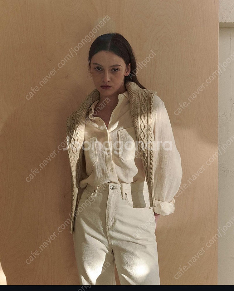 그레이룸 이중지셔츠 아이보리--9