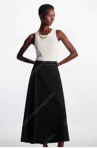 COS코스 테일러드 스티치스커트 - 새상품--0