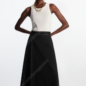 COS코스 테일러드 스티치스커트 - 새상품