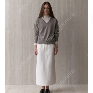 그레이룸 로우코튼스커트 아이보리 xs