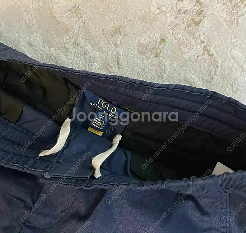 폴로 여성 반바지 네이비--2