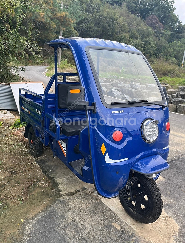 AU테크 에코로 E포터 삼륜운반차 농업용 전동스쿠터 E| 60V 20A 판매합니다.--0